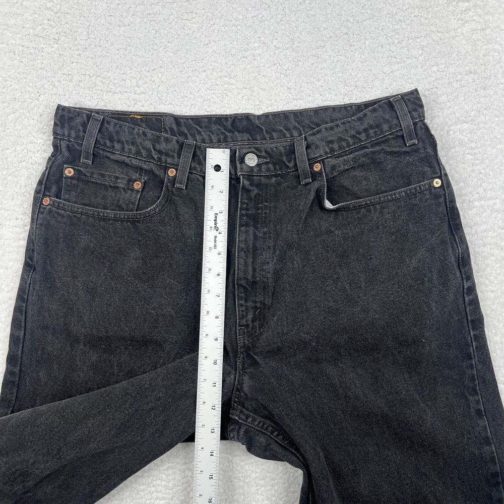 Vintage Levis Jeans‎ Mens 38x30 Black Faded 550 Relaxed Straight Y2K Denim USA - Picture 10 of 14